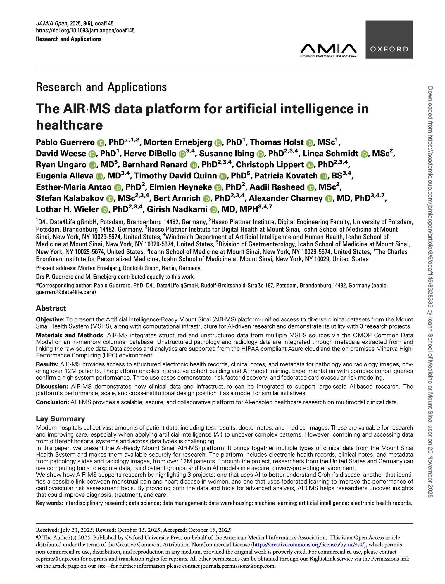 Screenshot from the JAMIA OPEN paper